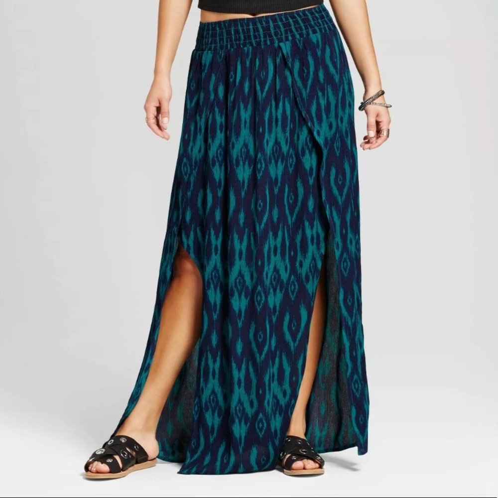Printed Maxi Skirt